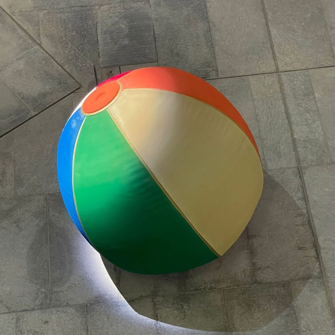 Lamya Gargash, Debutante Ball, 2024, 3D-printed sand sculpture, 2 meter diameter, Richard Mille Art Prize 2024
