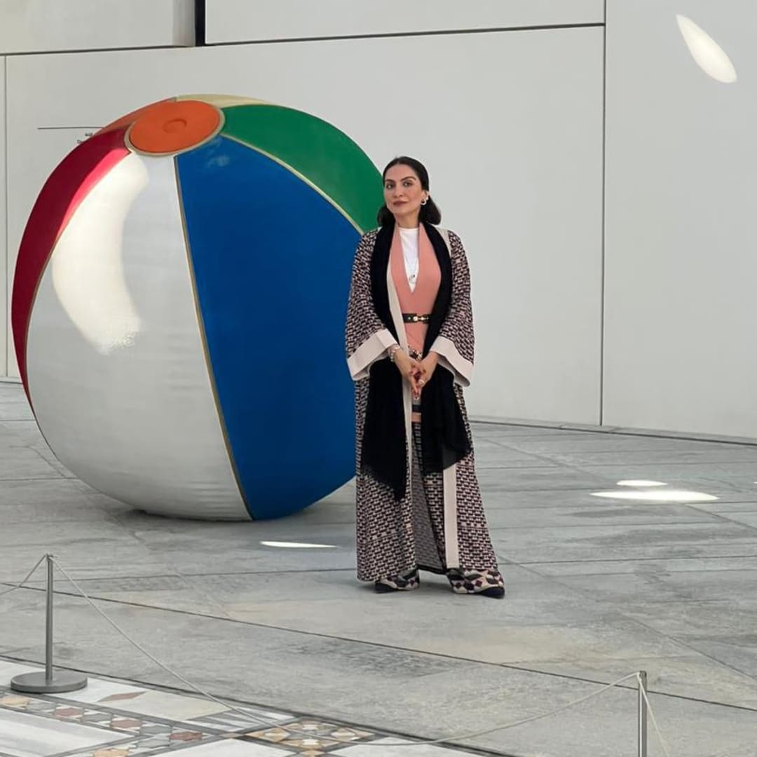 Lamya Gargash, Debutante Ball, 2024, 3D-printed sand sculpture, 2 meter diameter, Richard Mille Art Prize 2024