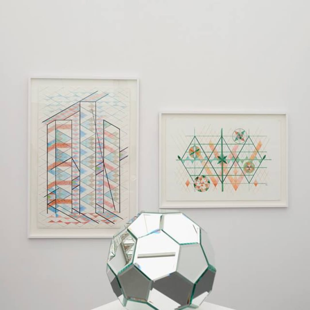 Monir Shahroudy Farmanfarmaian, Frieze New York, The Third Line, Installation view, 2015