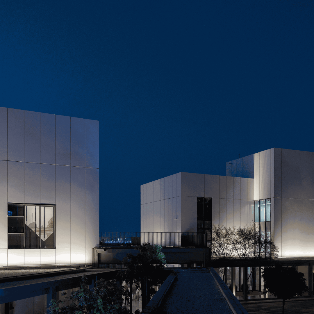 Installation view, At the Edge of Land, 2024, Jameel Arts Center. Photo by Daniella Baptista
