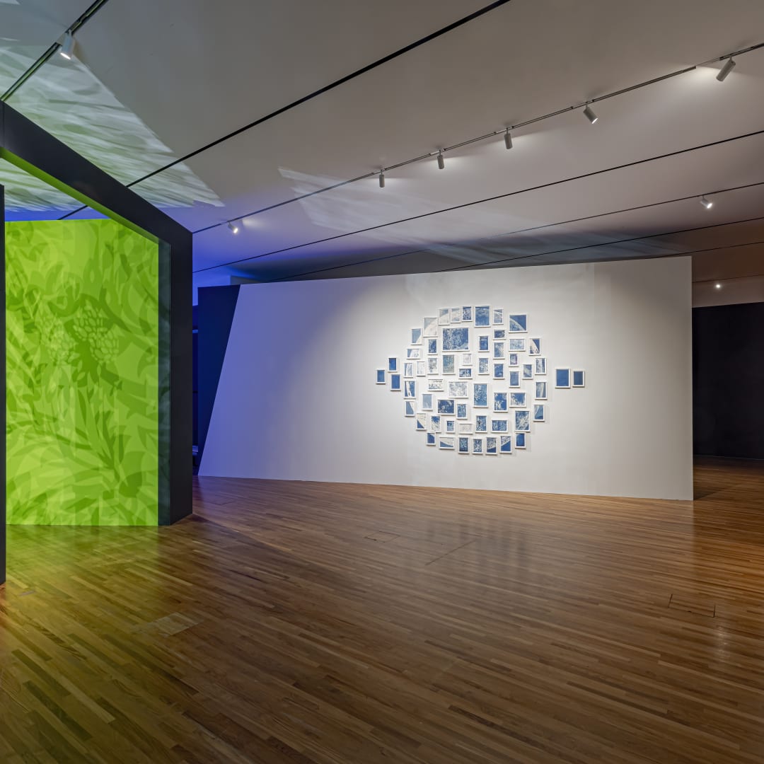 Installation views, Ala Ebtekar, Light: Visionary Perspectives, 2024, Aga Khan Museum. Photographer Toni Hafkenscheid.