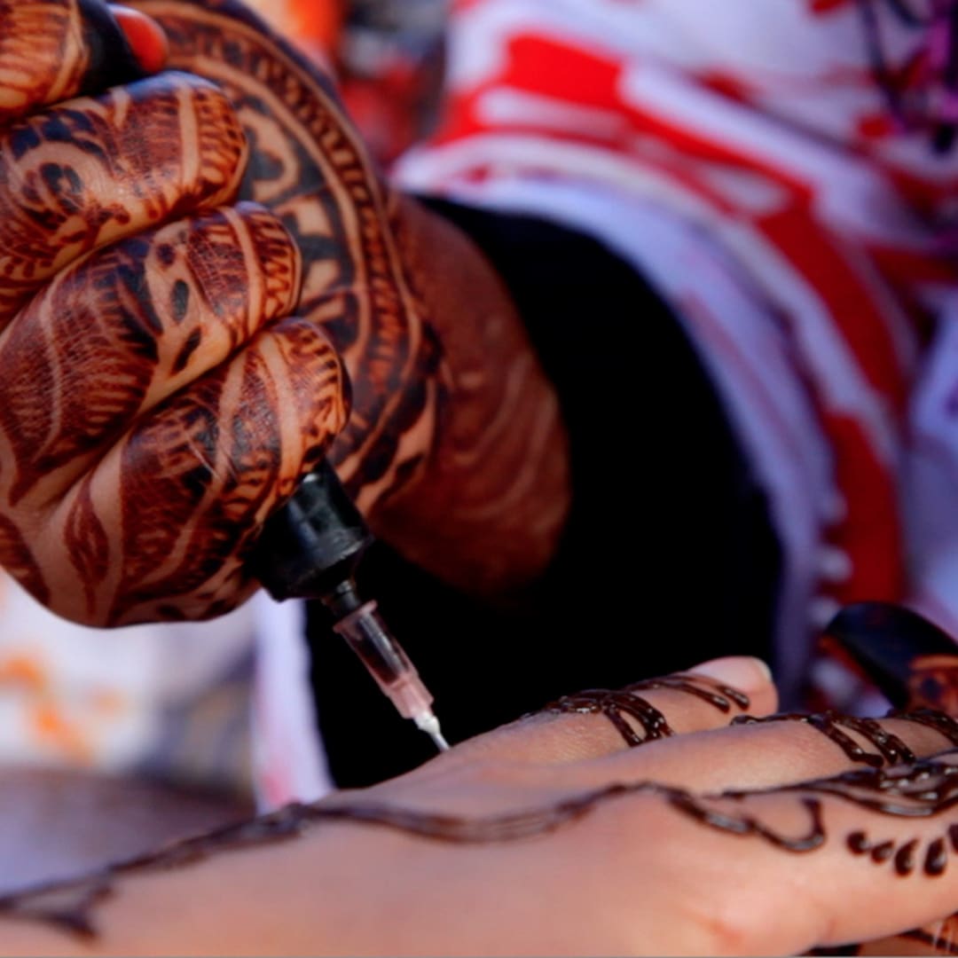 Hassan Hajjaj, Karima: A Day in the Life of a Henna Girl, 2015, video still
