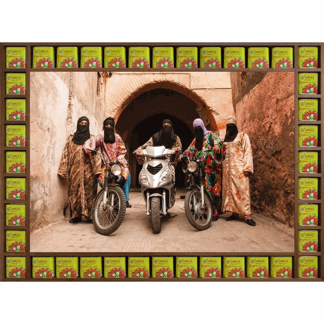 Henna Angels, framed photography by ©Hassan Hajjaj, 2010/1431.Courtesy of Karima & Crew and Hassan Hajjaj Studio