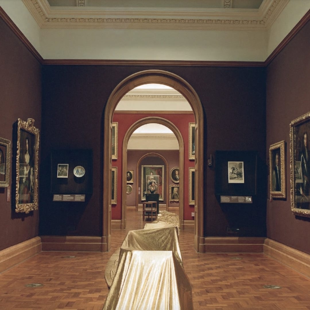 Lamya Gargash, Rooms 7, 8 & 9 The National Portrait Gallery London, UK, 2024, C - Type Print, 40 x40cm
