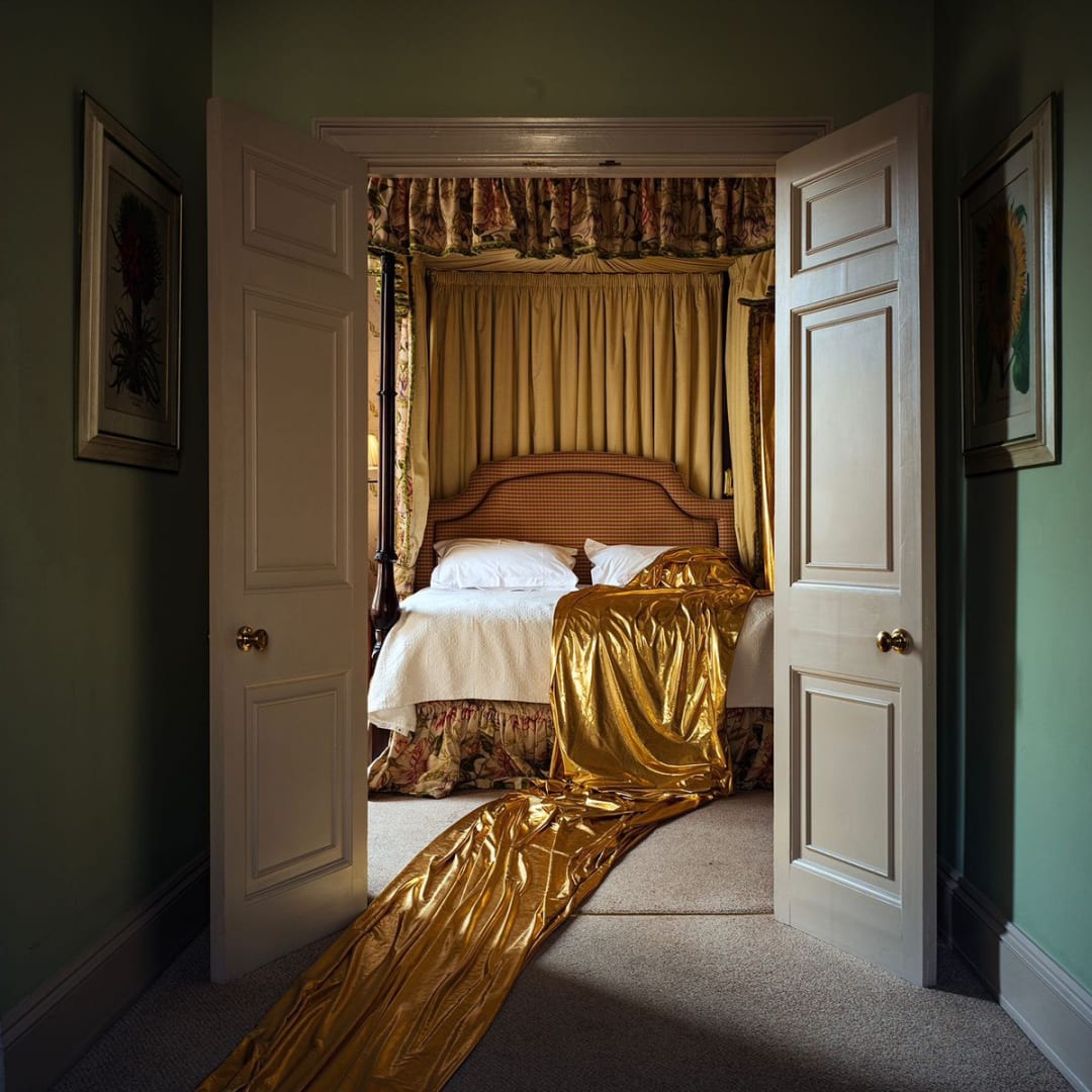 Lamya Gargash, The Buccleuch Room The Dukes Hotel, Bath UK, 2024, C - Type Print, 40x40 cm
