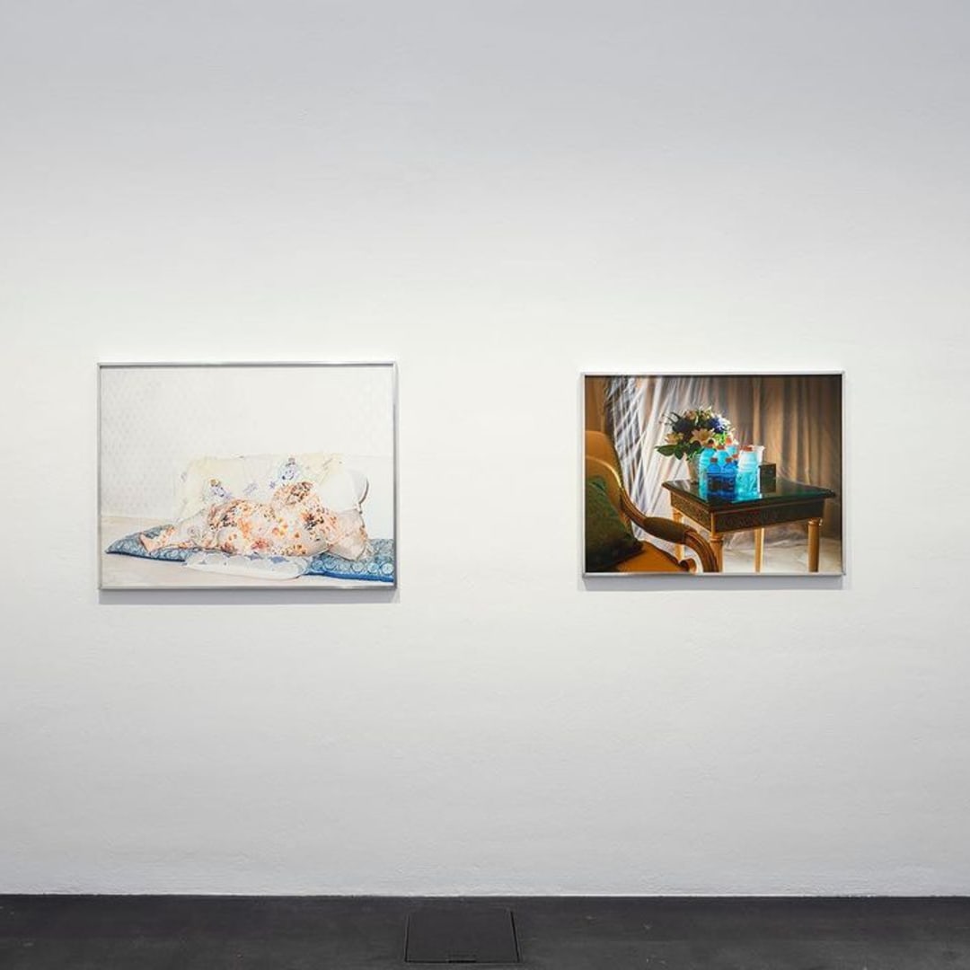 Installation view, Farah Al Qasimi, Feels Like Home, Museum of Contemporary Art Kiasma. Photo: Finnish National Gallery by Pirje Mykkänen