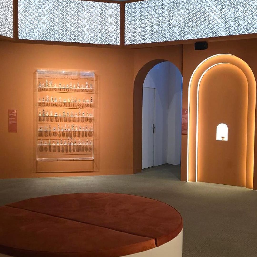 Installation view, Perfumes of the East, 2024, The National Museum, Riyadh, Ministry of Culture.