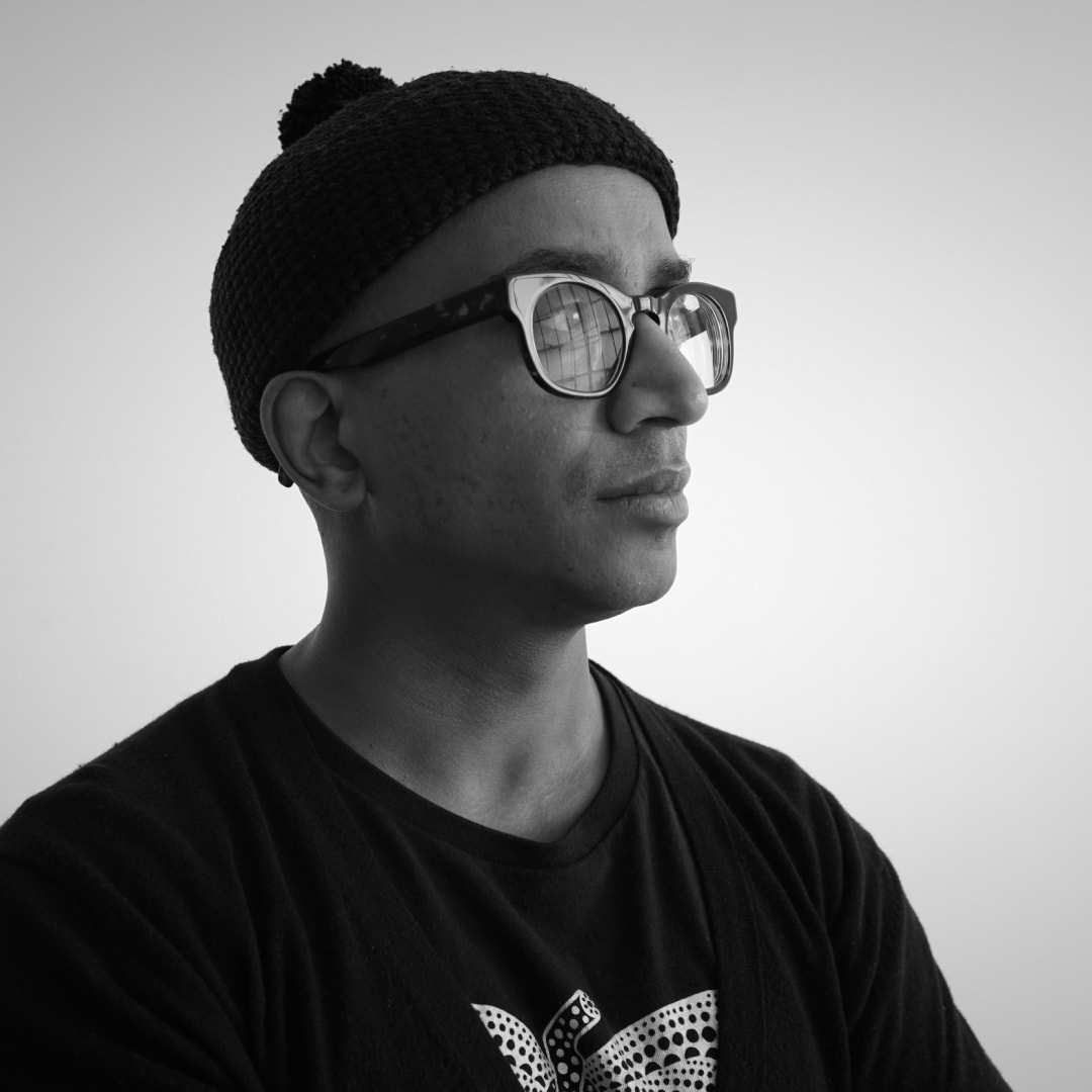 Portrait of the artist Dawit L. Petros