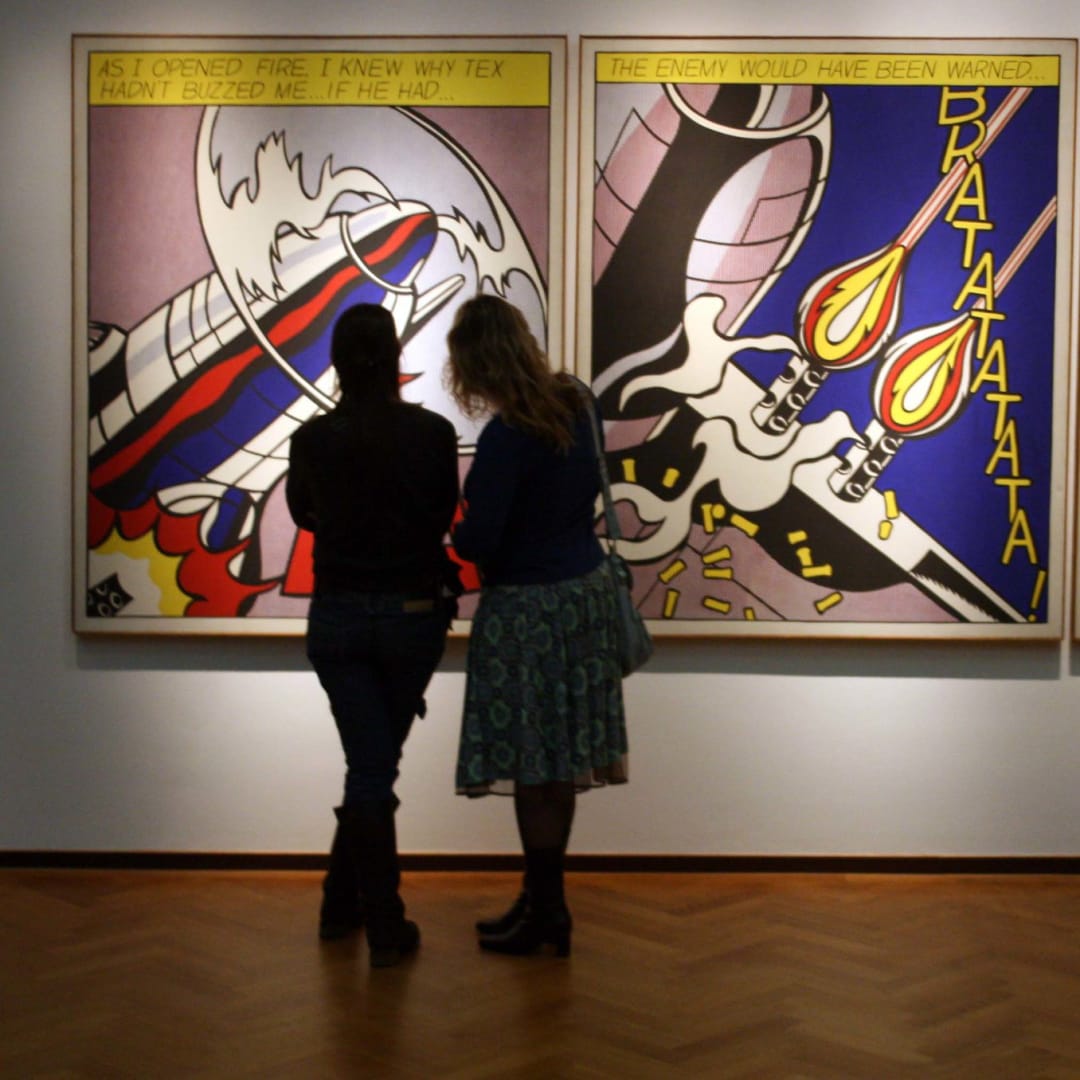 As I Opened Fire by Roy Lichtenstein, Photo: February 11, 2007 "as i opened fire by roy lichtenstein" by Pixel Addict is licensed under CC BY 2.0.