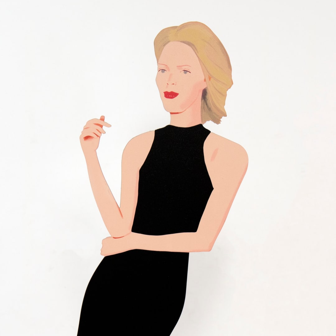 Alex Katz Ruth from Black Dress 2017 Aluminum sculpture 24.88h in. Edition of 35 Signed and numbered on Verso For sale at VFA