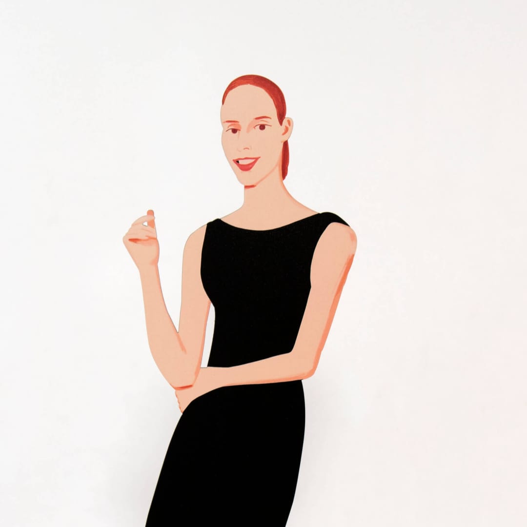 Alex Katz Ulla from Black Dress, 2017 Aluminum sculpture 23.75h inches Edition of 35 For sale at VFA
