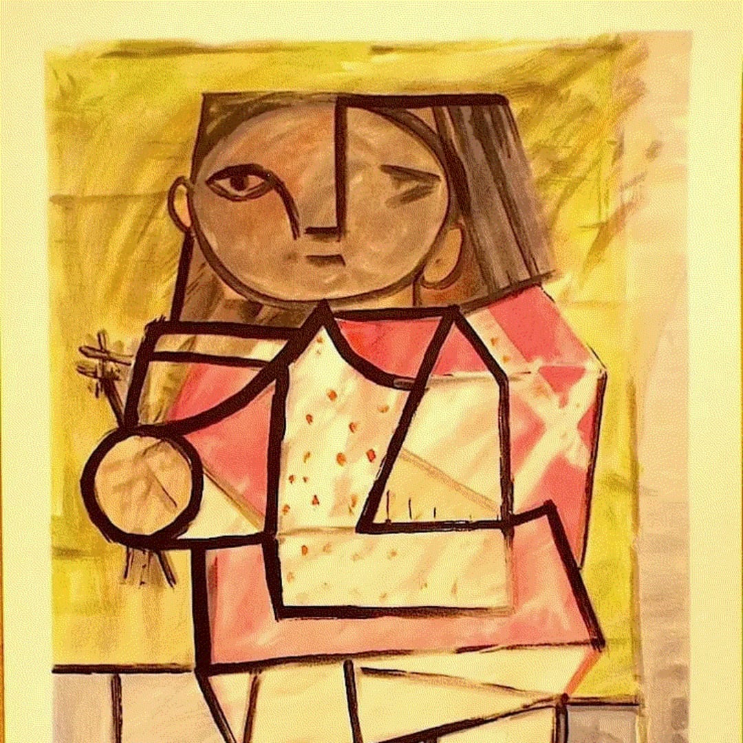 Pablo Picasso ENFANT EN PIED, 1982 Lithograph 29 1/2 x 21 5/8 ins 74.93 x 55.24 cm Pencil signed Collection Marina Picasso Available at VFA