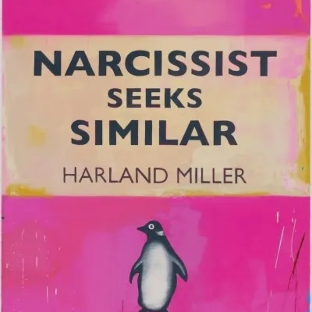Harland Miller Narcissist, 2021 Etching Relief 84 X 57in 213.4 X 144.8 cm Edition is 50