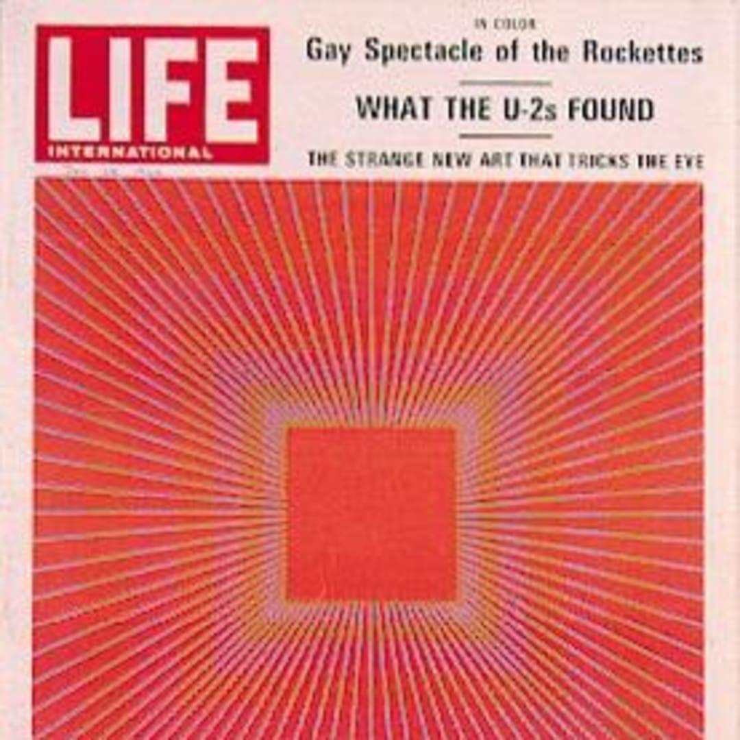 In 1964, LIFE magazine featured work by Richard Anuszkiewicz