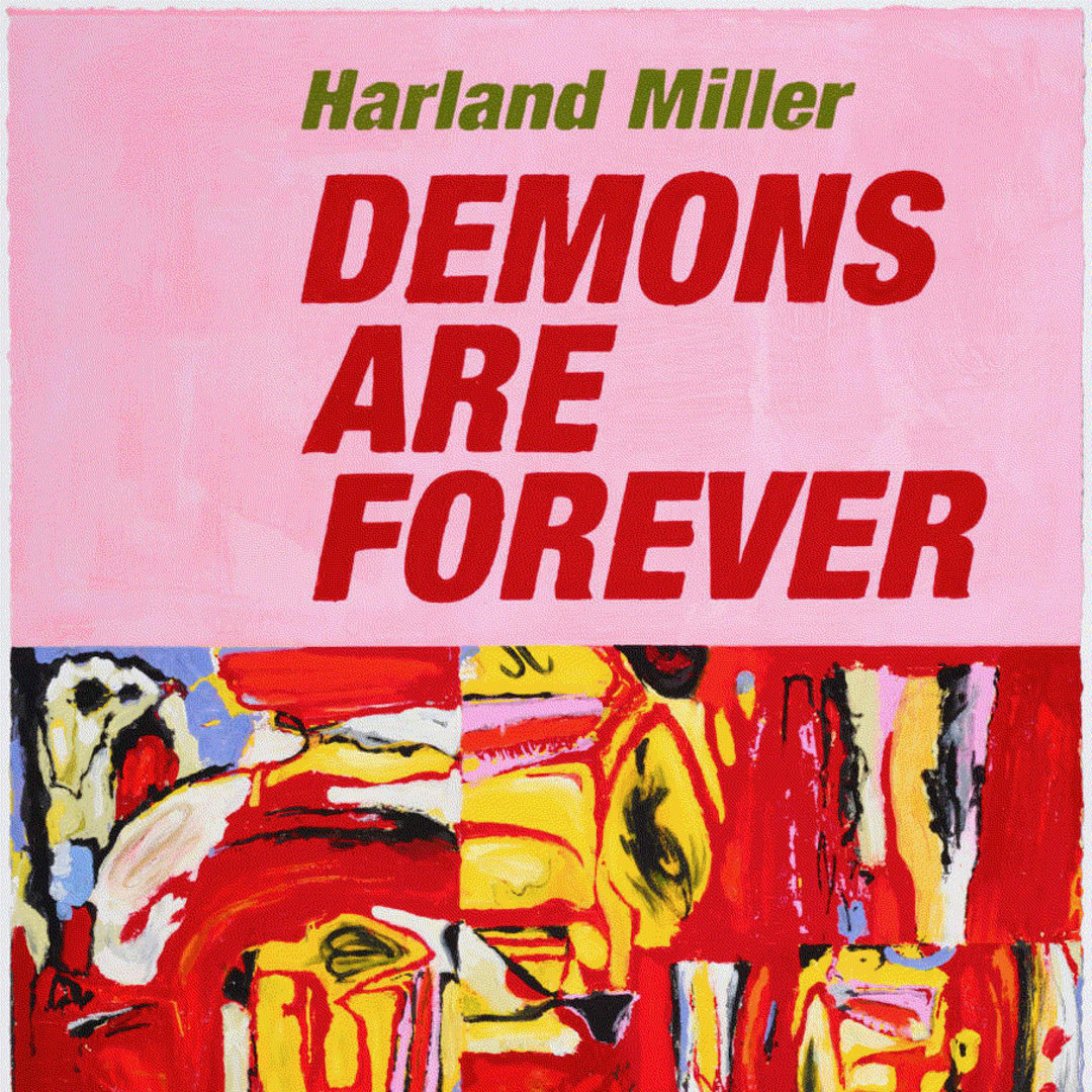 Harland Miller DEMONS ARE FOREVER, 2024 Etching with relief printing and extensive hand finishing 49 3/4 x 34 in 126.5 x 86.4 cm Available at VFA