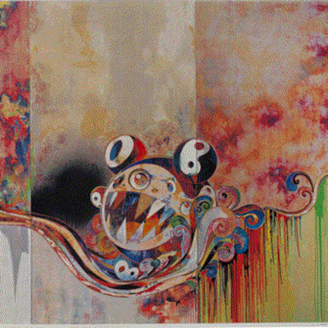 Takashi Murakami 727/272, 2004 Offset Lithograph 25.75 x 39.25 inches Edition of 300 For sale at VFA