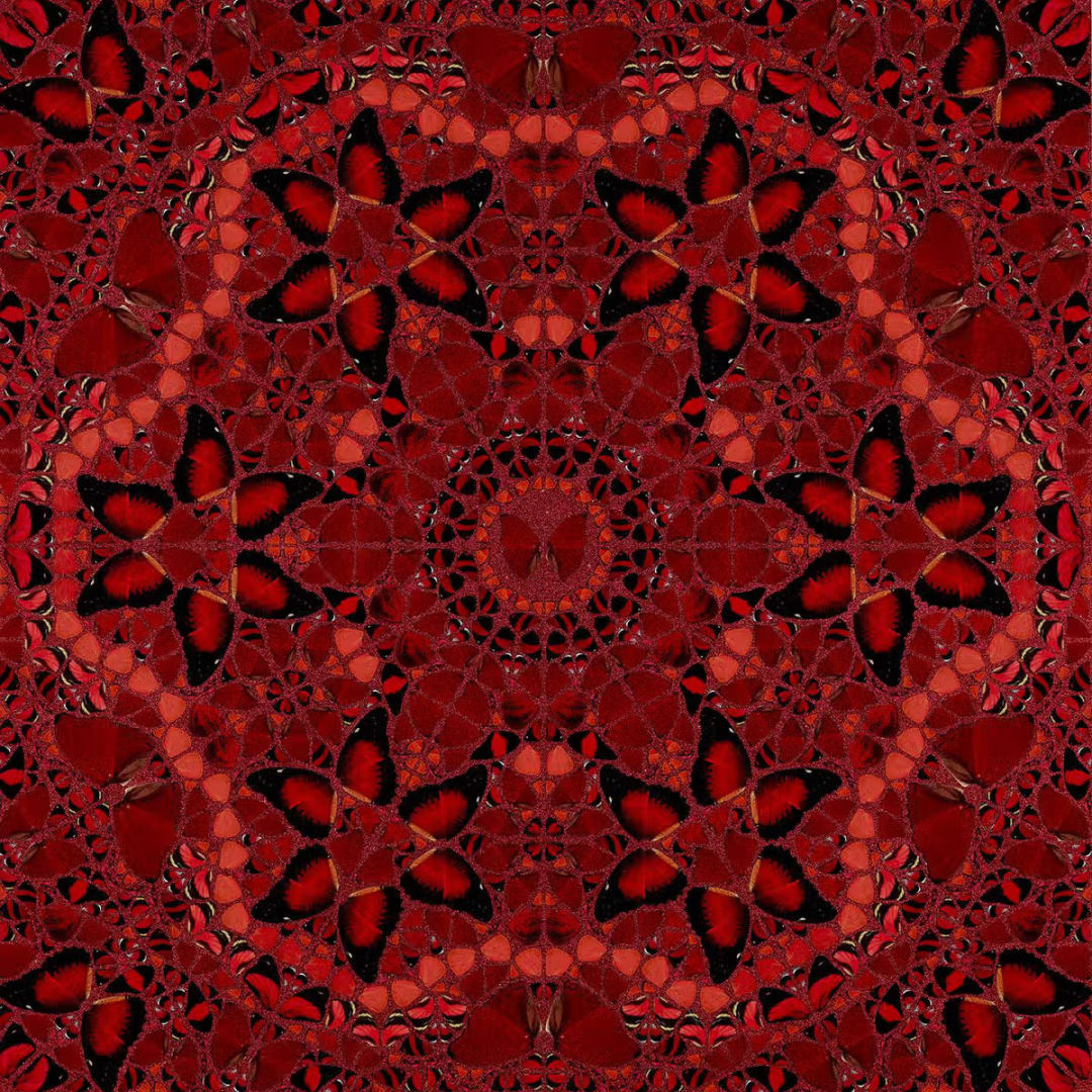 Damien Hirst H10-1 Wu Zetian Laminated Giclée print on aluminium composite panel 100x100cm