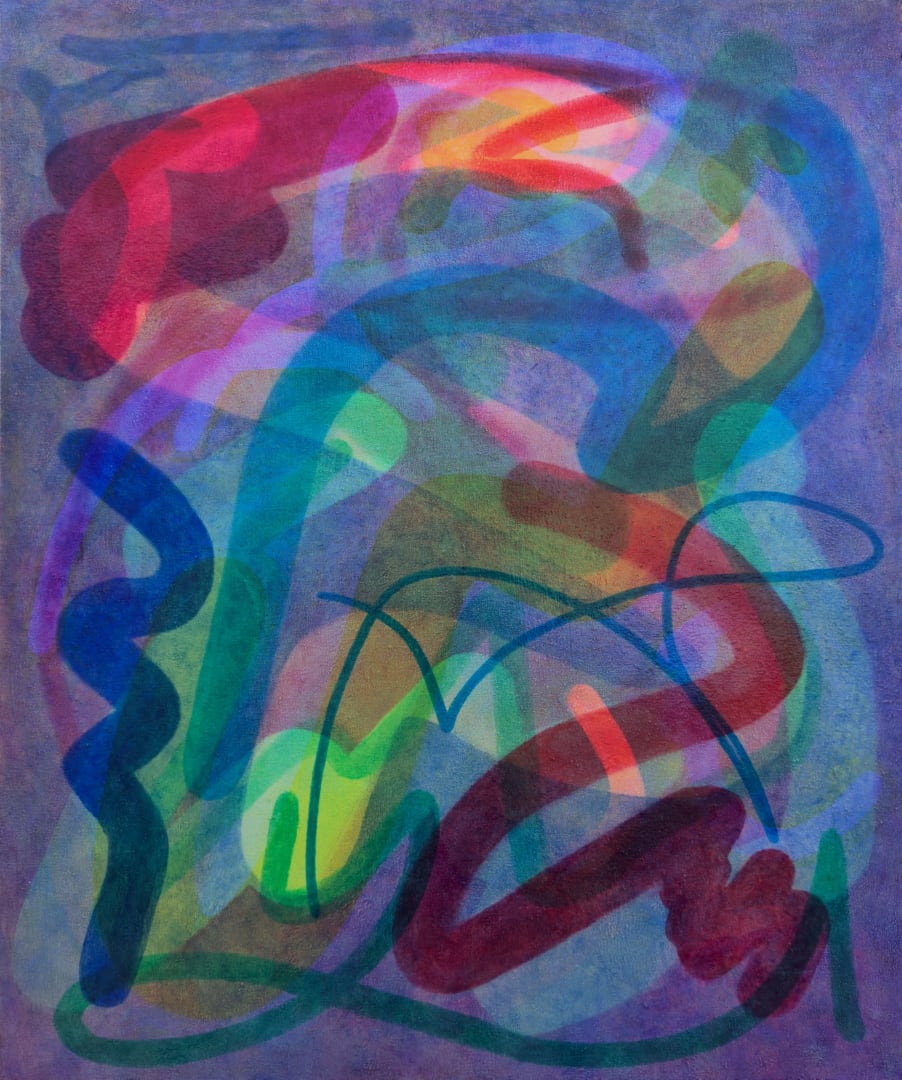 Tony Curran ALL CAP CLEANSE, 2025 Acrylic on Linen 97.5 x 82cm