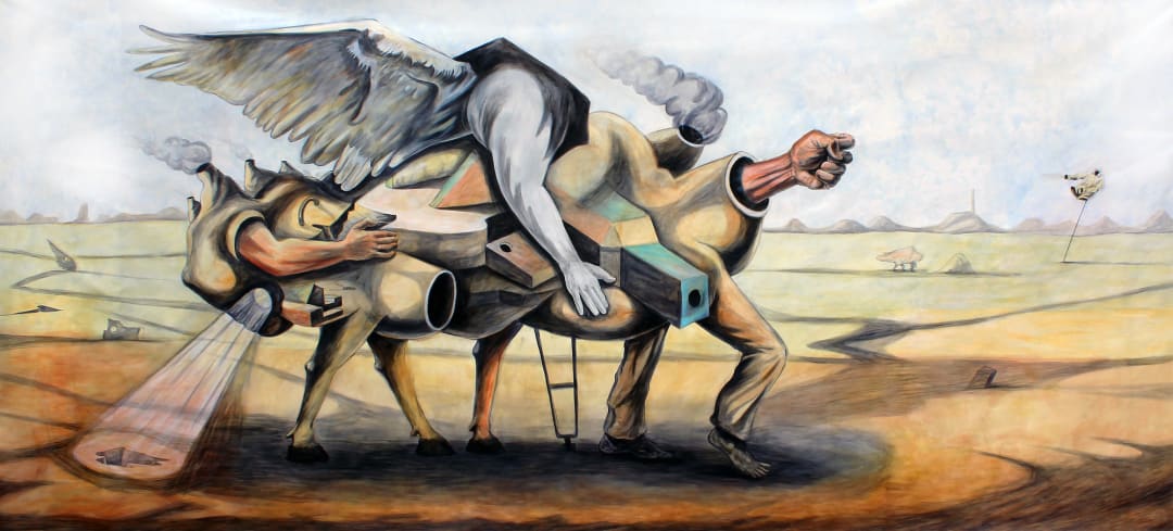 Prabhakar Pachpute, Plight of hardship II, 2021
