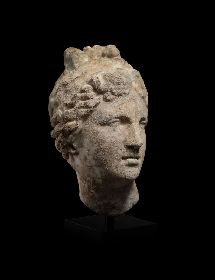 Roman, A Roman marble head of Venus, circa 1st - 2nd century AD