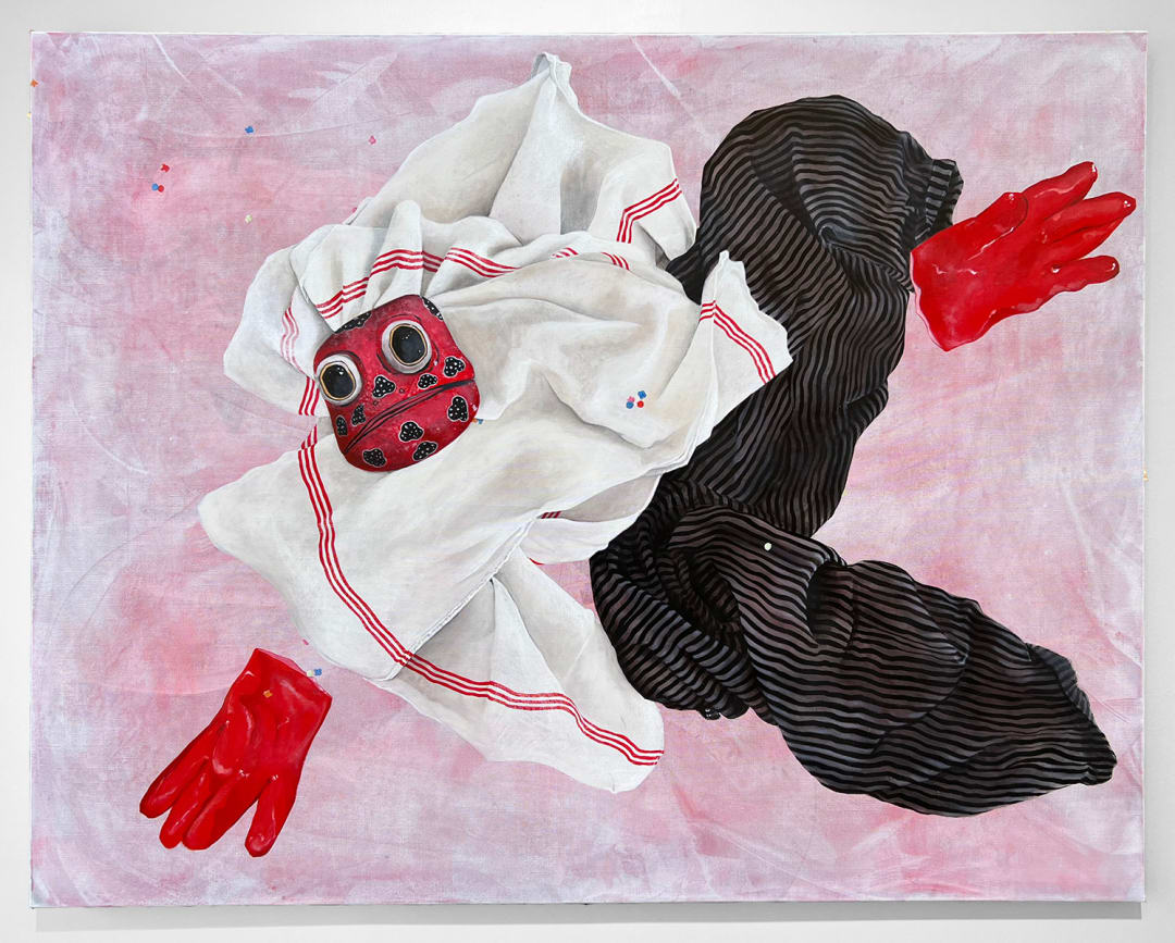 Ella & Pitr Je Reviens, 2025 acrylique et huile sur toile 114 x 146 cm