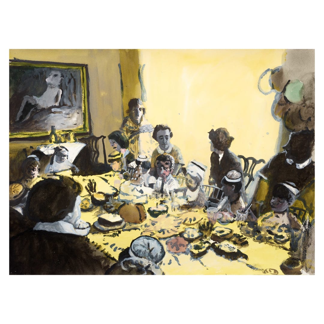 Norman Hyams Untitled, 2024 watercolour on paper 45 x 61cm