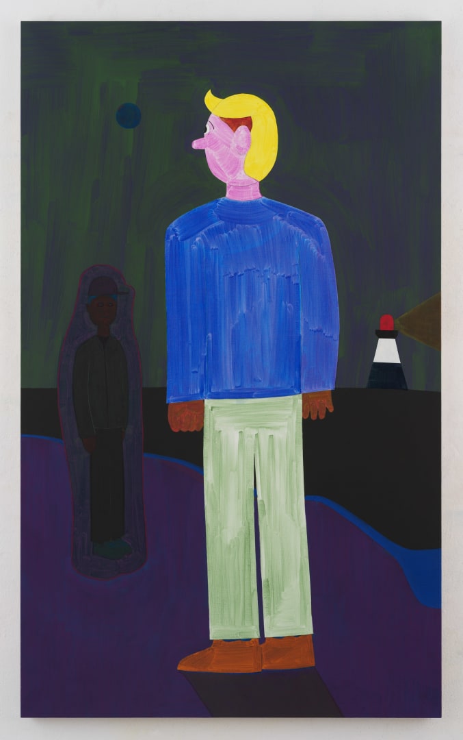 Sam Rountree Williams Nightsong, 2024 Oil on linen 205 x 124 cm 80 3/4 x 48 7/8 in