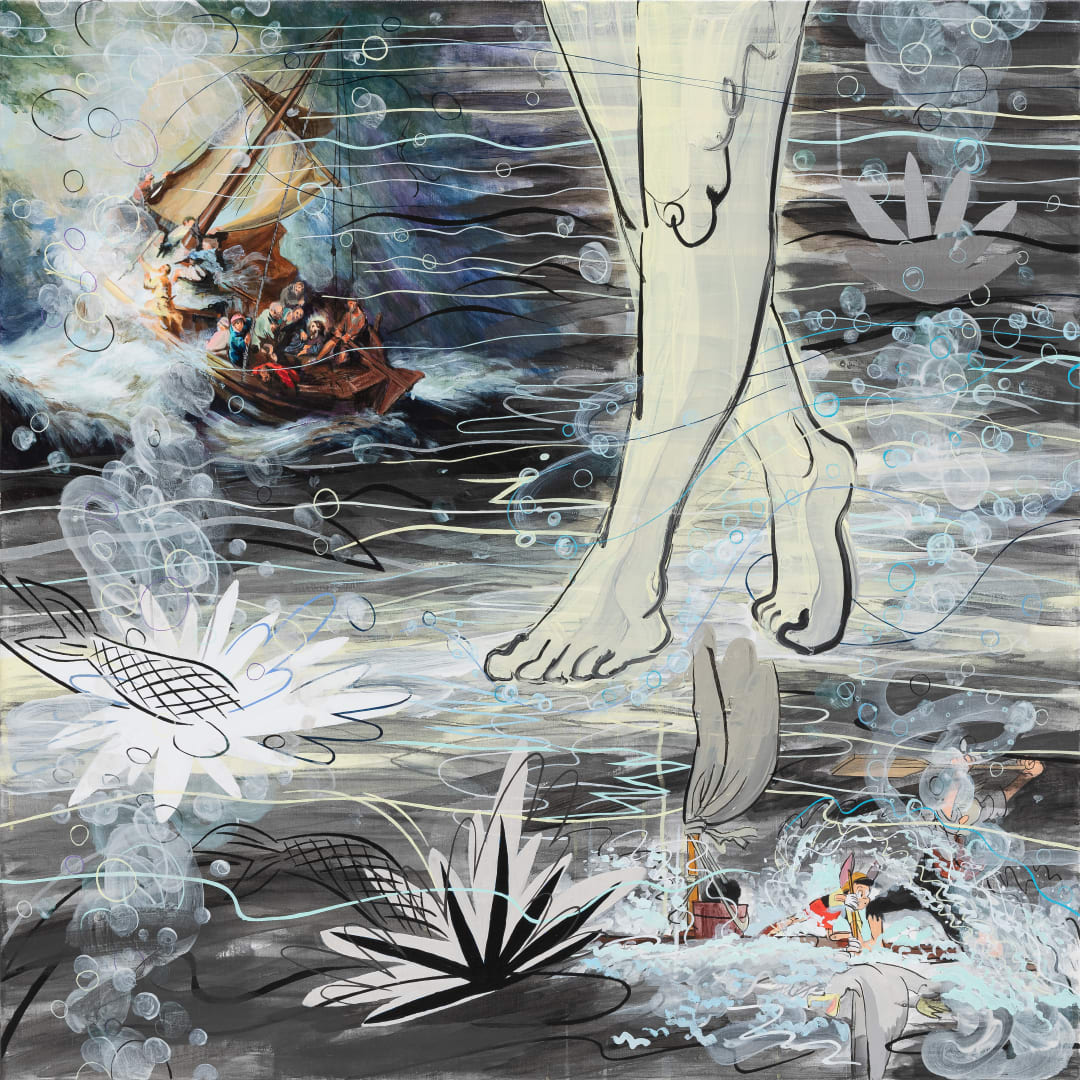 Jung Jin, 물 위를 걷는 다리5- (극지의 항해자), 2024