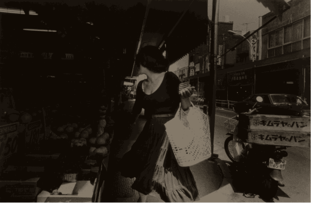 Tamiko Nishimura, My Journey – Tokyo (#13), 1979, vintage gelatin silver print, 16 × 24 cm. Courtesy the artist and Alison Bradley Projects, New York