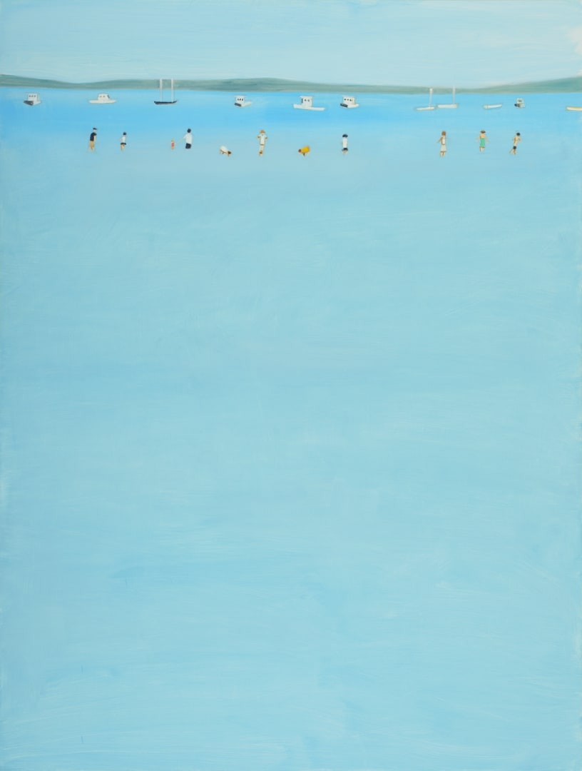 Alex Katz ¨People¨, 2012 óleo sobre linho oil on linen 239 x 180,5 cm 94 x 71 in
