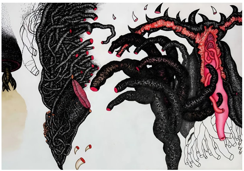 The Indian Express : ‘The work strives to be a violent disruption of the normalisation of life in the wake...