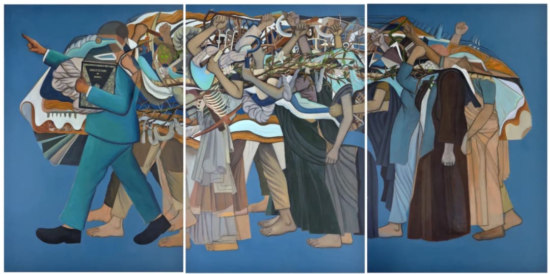 Hyperallergic : Painting the History of India’s Anti-Caste Movement