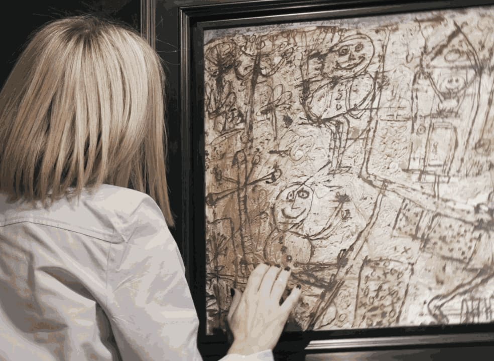 Jean Dubuffet, Petit paysage avec personnages