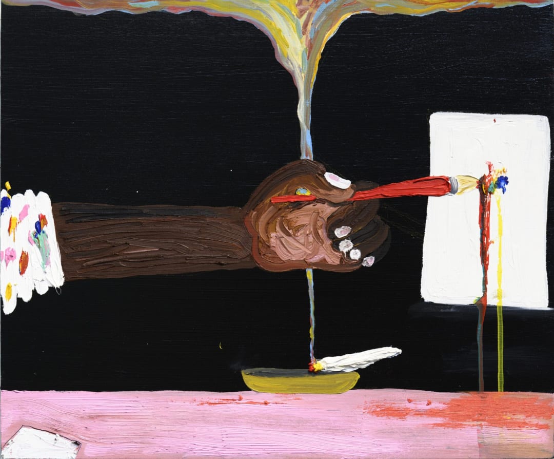 Devin Troy Strother, Smoking And Painting