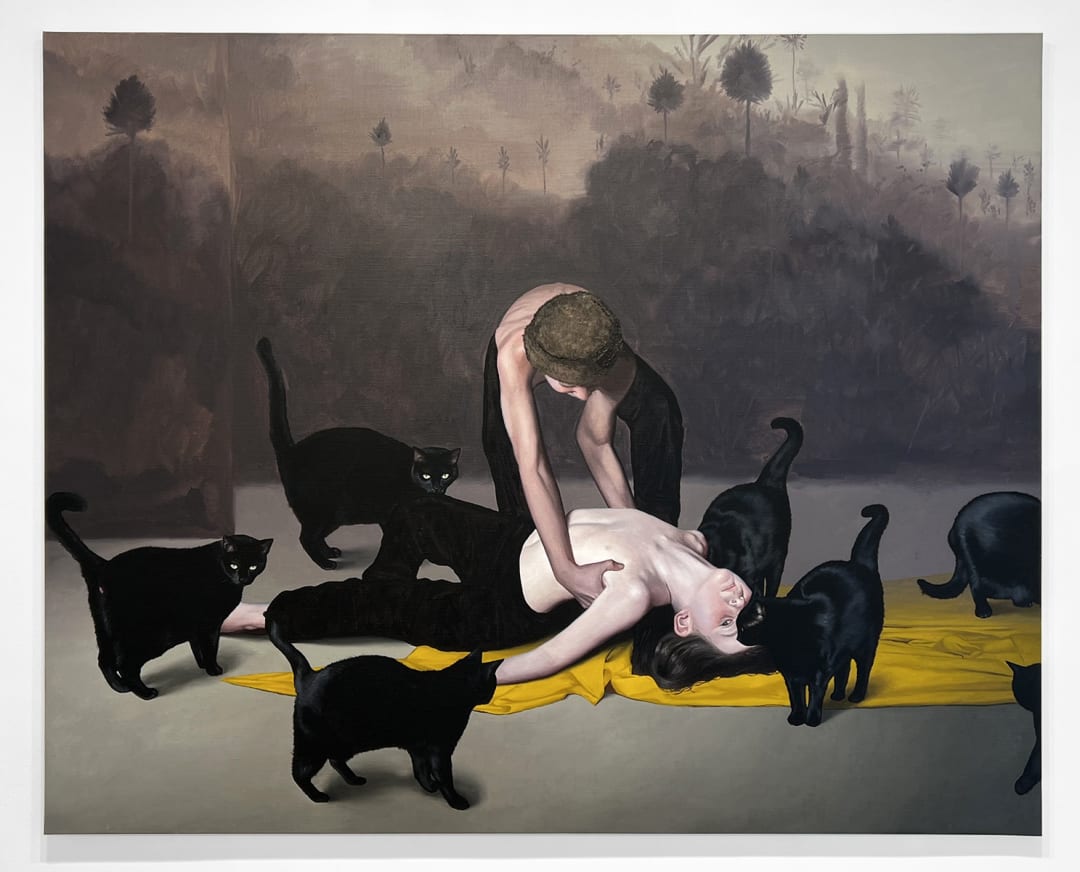 François Malingrëy, Les enfant et les chats, © Jonathan Roze