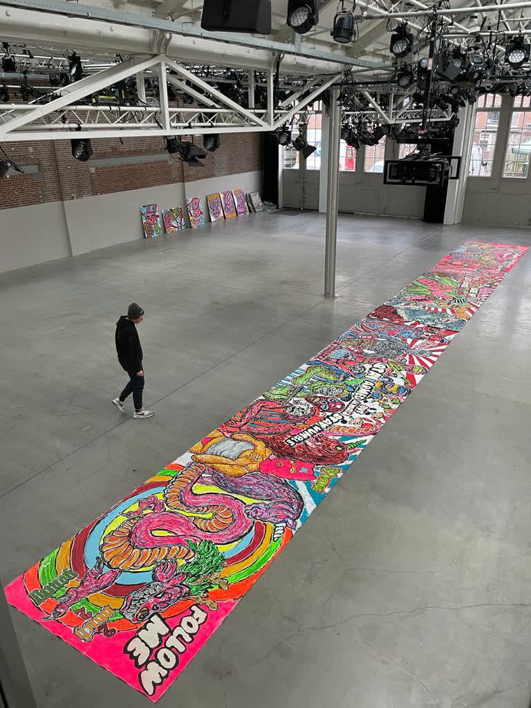 LIeuwe van Gogh 'I Think I Have A Problem' 20 meters art piece