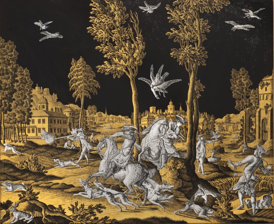 Rare Glass Picture Sold to The MET