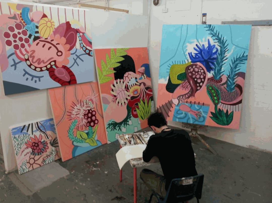 Portrait of the artist Will Thorburn