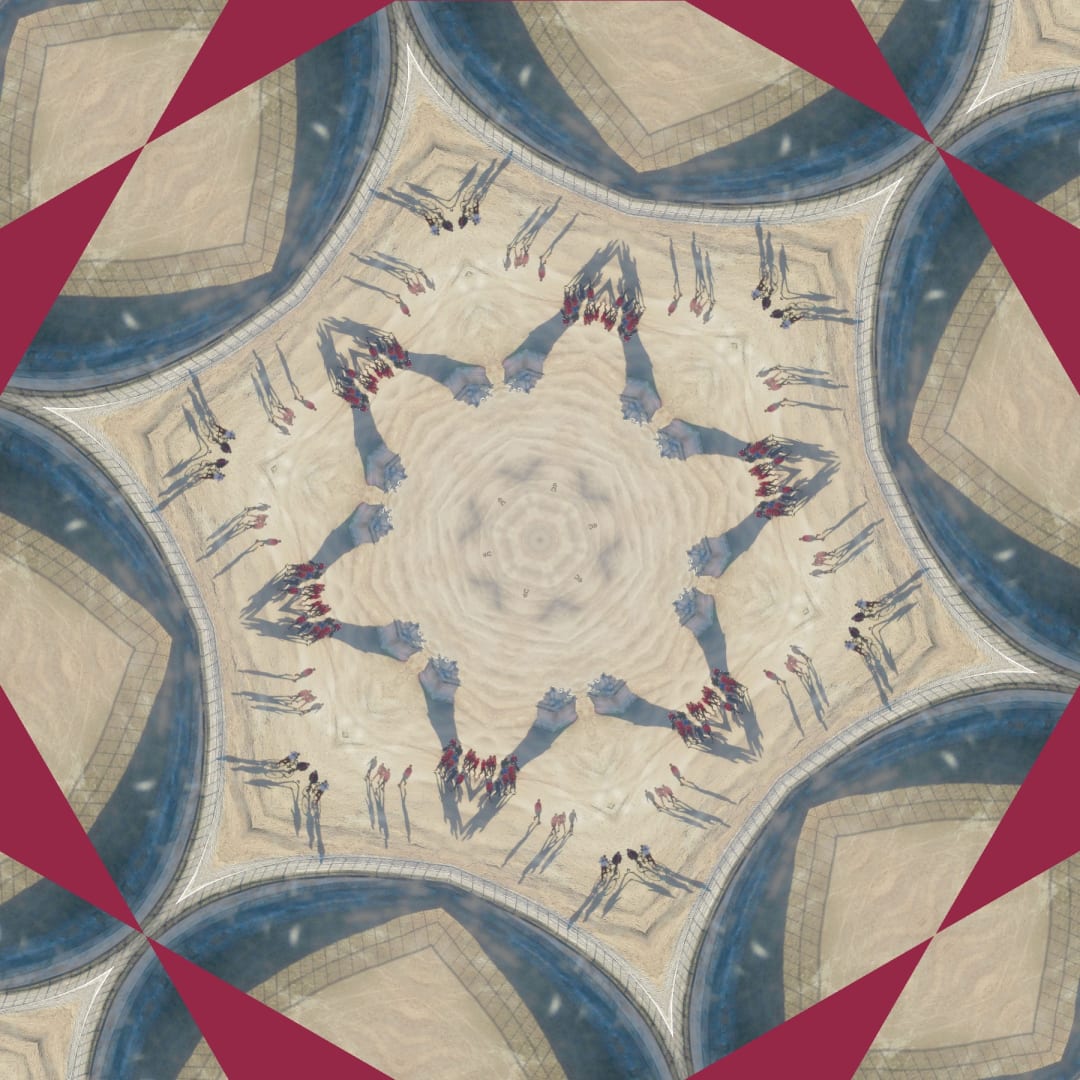 Christine Terres - Shadows in Paris, Photographic Print, 90 x 90 cm, Edition 1/20