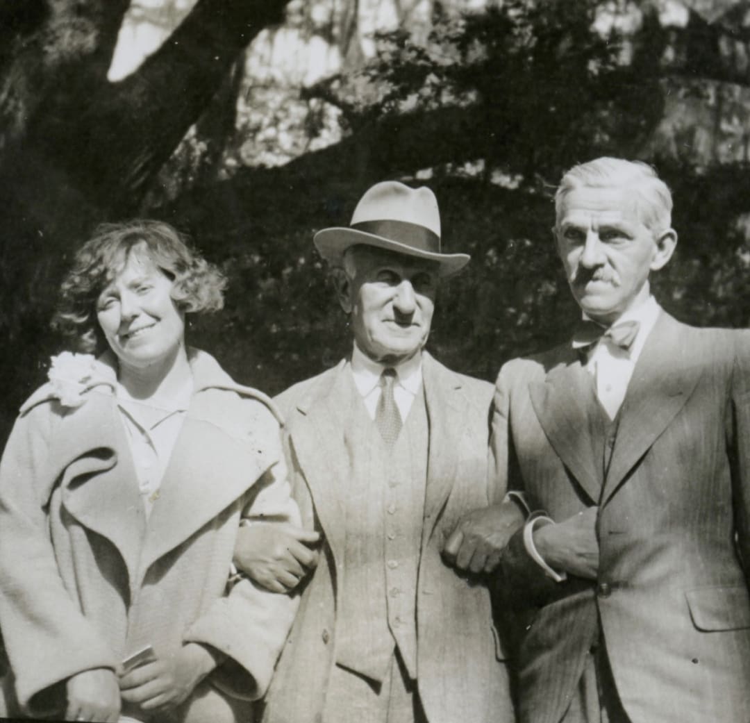 Hilla von Rebay, Solomon R. Guggenheim and Rudolf Bauer. Image c. Guggenheim