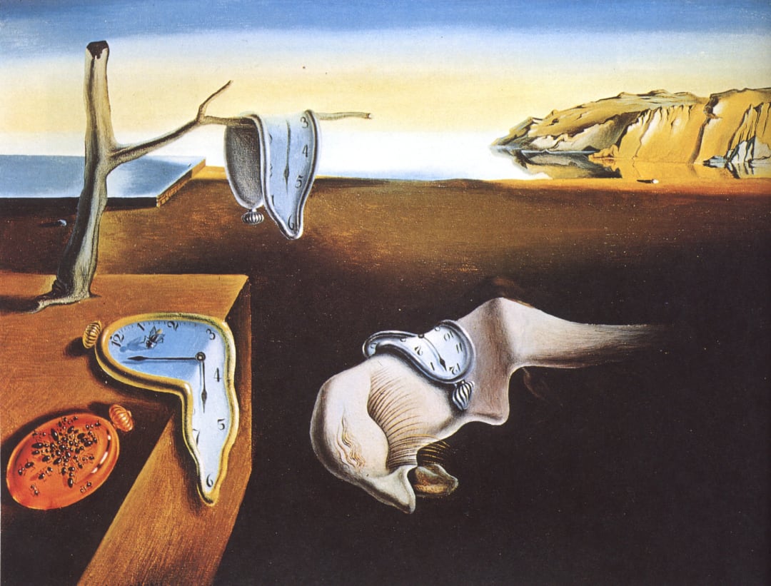Salvador Dalí. (Spanish, 1904-1989). The Persistence of Memory. 1931. Oil on canvas, 9 1/2 x 13" (24.1 x 33 cm). © Salvador Dalí, Gala-Salvador Dalí Foundation/Artists Rights Society (ARS), New York.