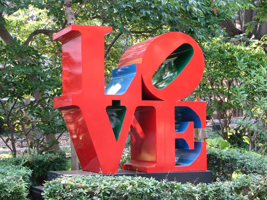 "Robert Indiana's 'Love' sculpture" at University of Pennsylvania by chrisinphilly5448 is licensed under CC BY-SA 2.0. Taken on September 8, 2007