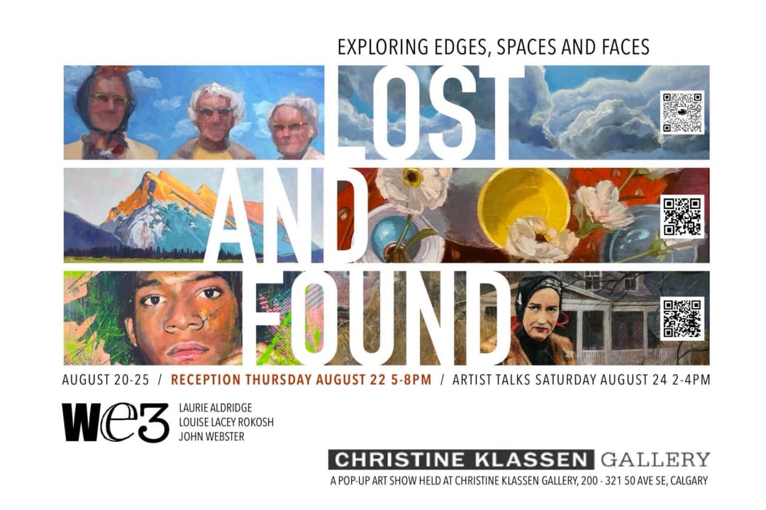 POP-UP > we3 / Laurie Aldridge, Louise Lacey Rokosh & John Webster, LOST AND FOUND