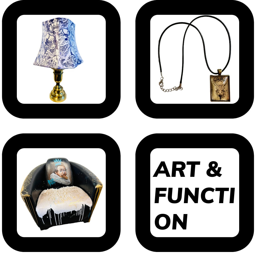 ART & FUNCTION, A group show of fine art alongside functional art objects