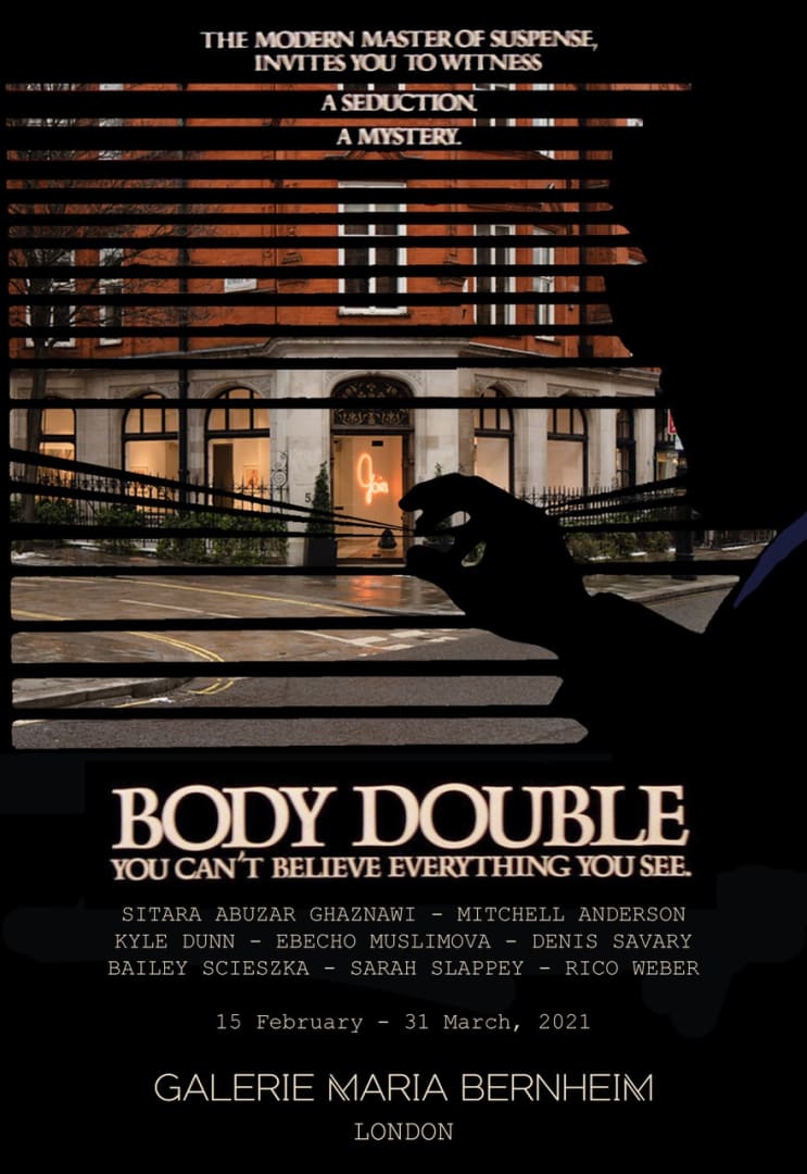Body Double, Sitara Abuzar Ghaznawi, Mitchell Anderson, Kyle Dunn, Ebecho Muslimova, Denis Savary, Bailey Scieszka, Sarah Slappey, Rico Weber