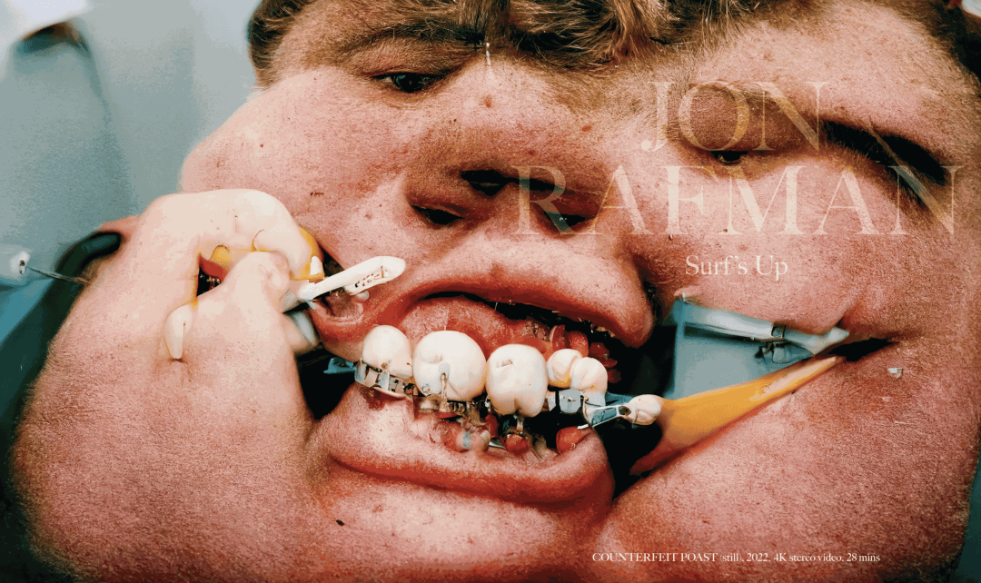 Counterfeit Poast (Still) 2022. 4K stereo video, 28 min.