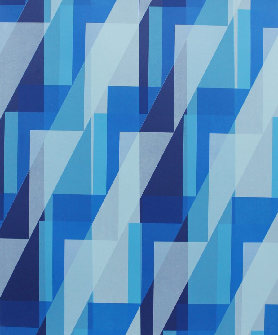 Counterpoints (After Natalie Dower) II, 2020 unique screenprint