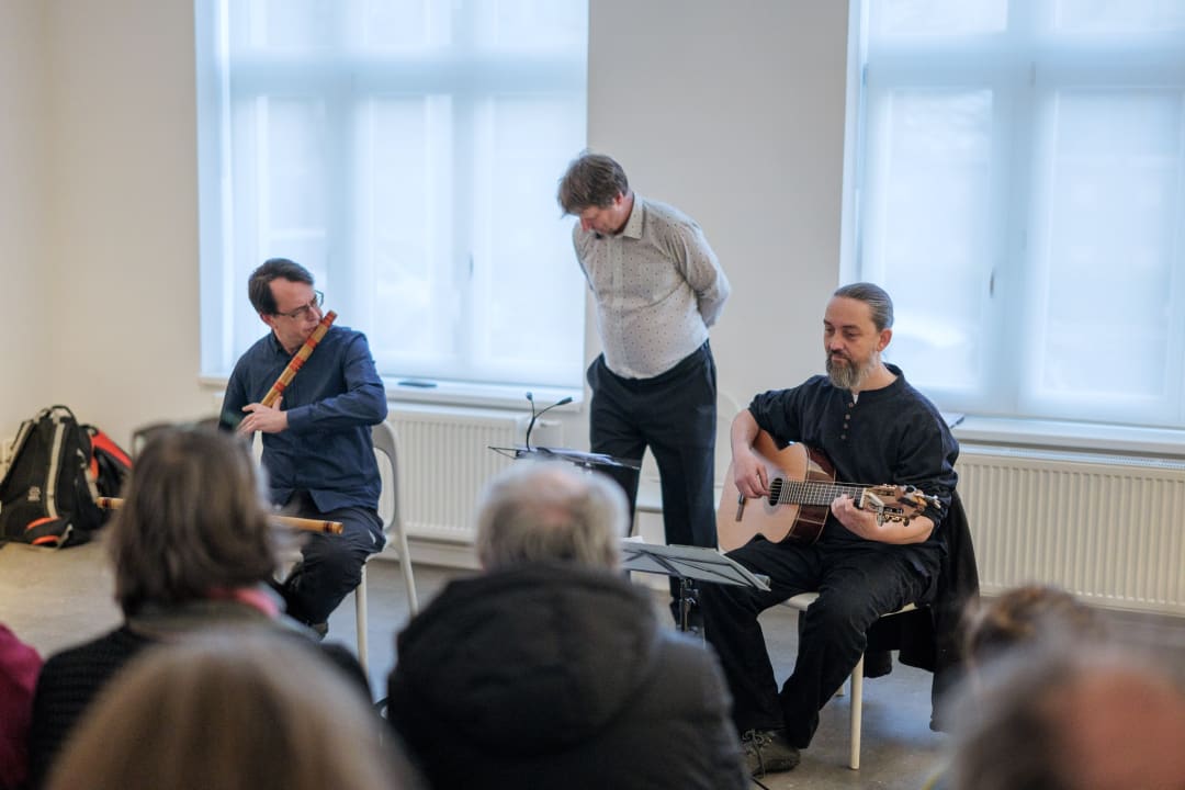 Koncert - Petr Nikl, Jaroslav Mugrauer a Anna Romanovská, K výstavě Petr Nikl: V limbu