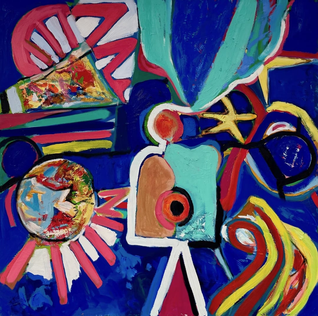 'The Cinematographer's Party', 2019, oil on canvas
