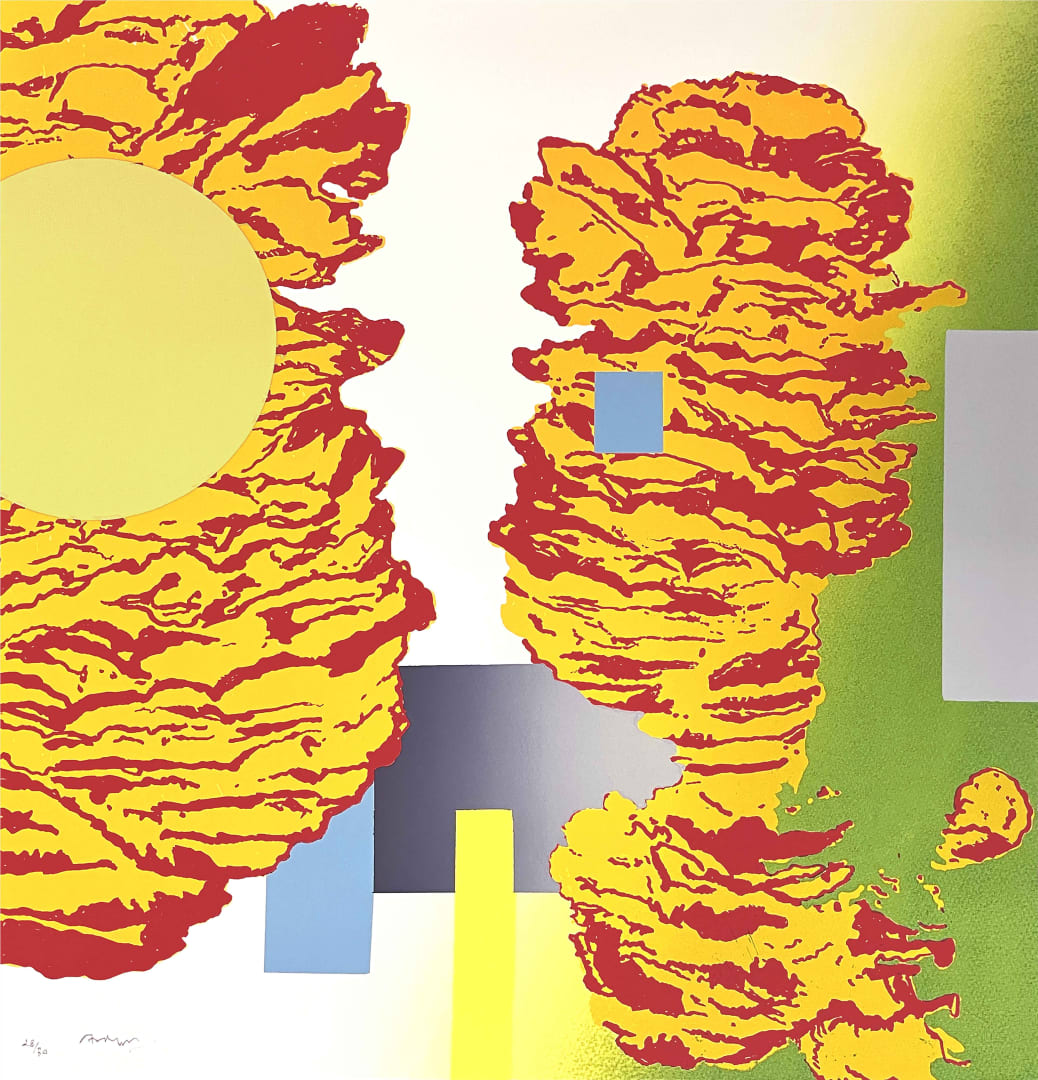 Ardyn Halter, 'Enigma of the Woods', screenprint on paper